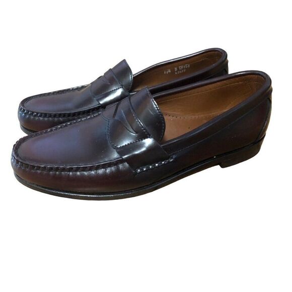 Allen Edmonds Walden Mens 11.5 Leather Loafers Shoes Vintage 19948